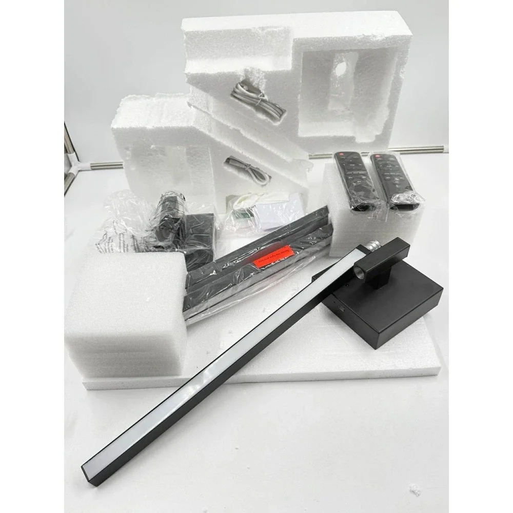 36 Inch Battery Operated Wall Sconce‎ Set of Two, 8000mAh USB Rechargeable W...